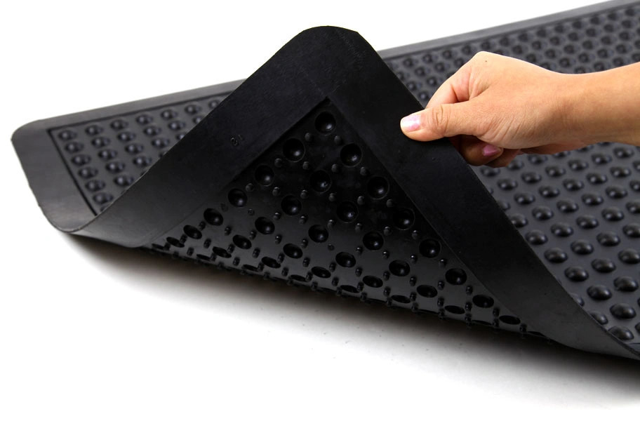 Tapete anti-fadiga preto ESD de borracha industrial tapete anti-fadiga para oficina tapete antiderrapante