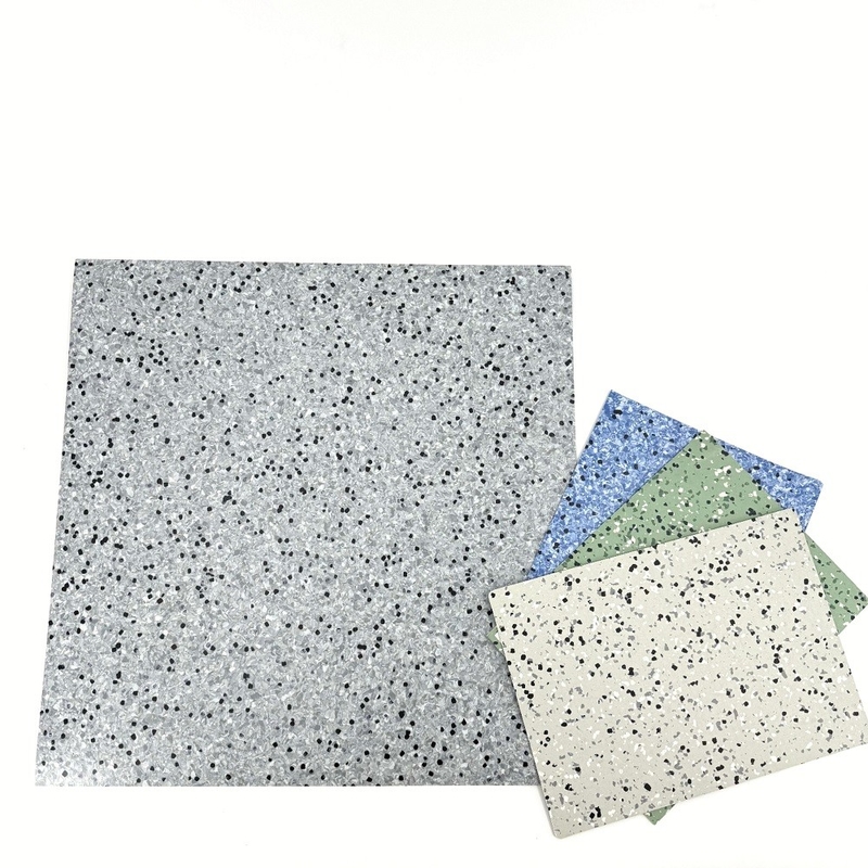 Chapa de piso de PVC condutora Vinyl Antistática Multicolor de PVC ESD Para Sala Limpa