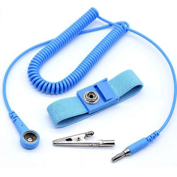 Banda de pulso ESD Faixa antiestática ajustável para protecção contra descargas eletrostáticas pessoais