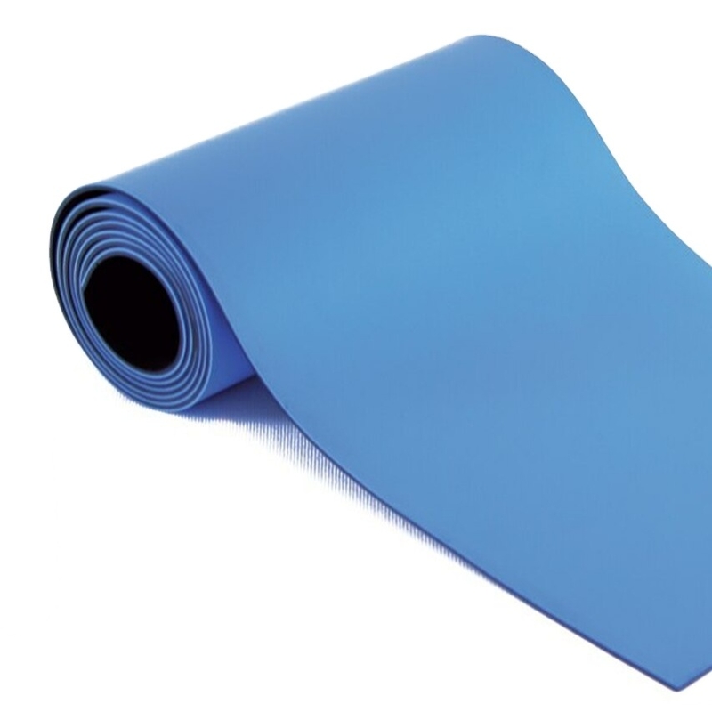 Tapete de borracha ESD de 1,8 mm-3 mm, tapete de mesa antiestático para laboratórios