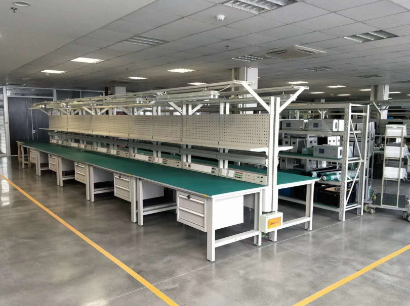 Linha de produção de montagem ESD Bancos de trabalho
